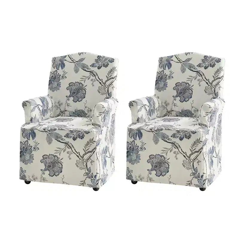 dining chair Set of 2 roll arms