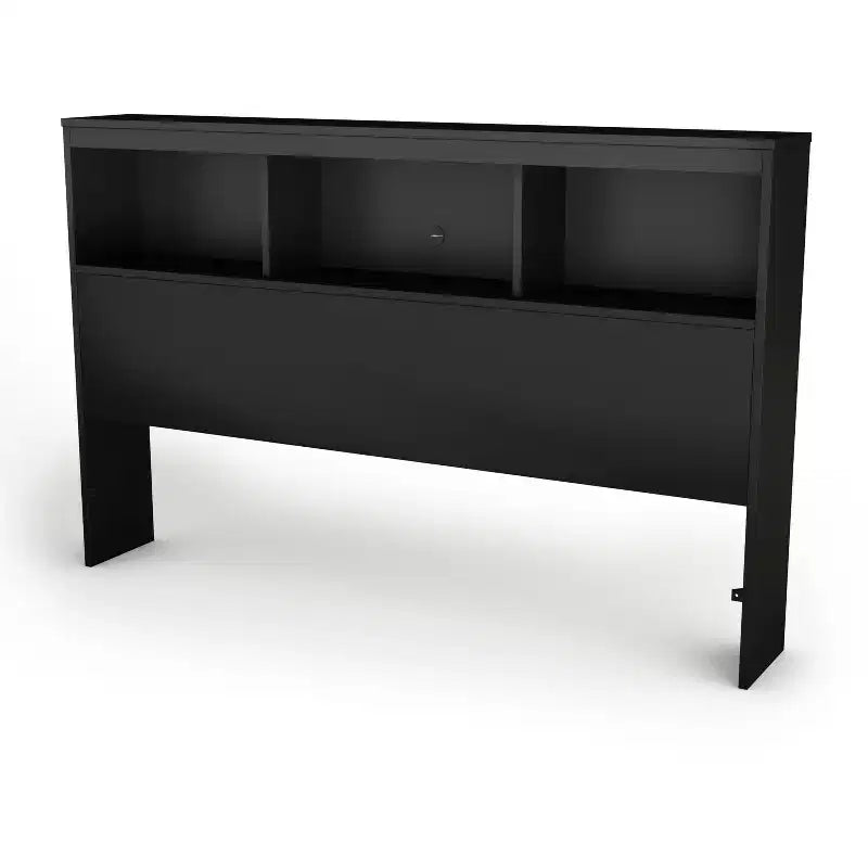HomeStockBookcase Headboard Pure Black Spark Style Headboard