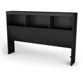 HomeStockBookcase Headboard Pure Black Spark Style Headboard