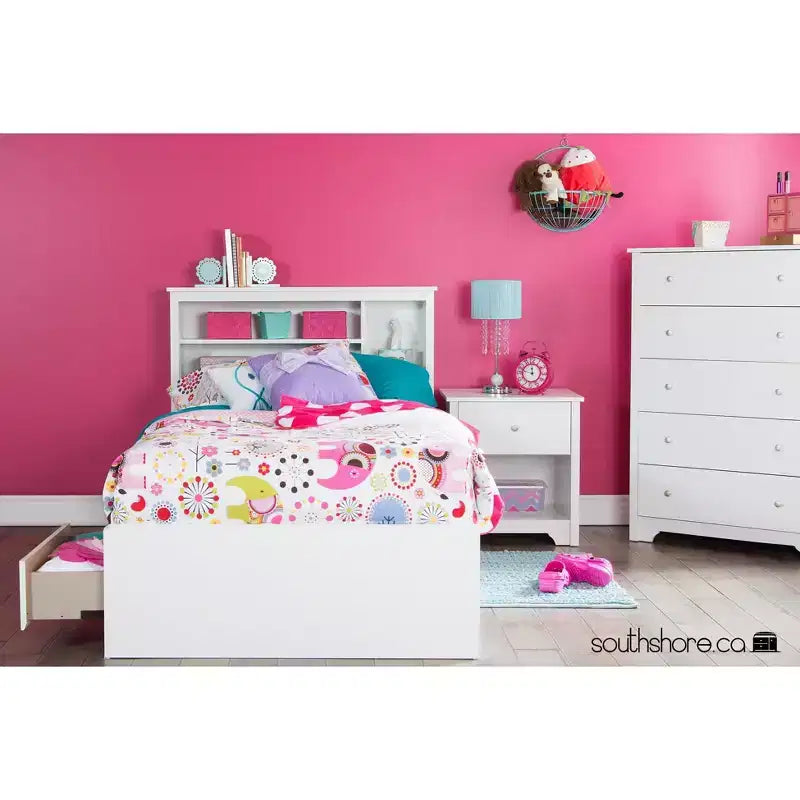 Kid's Twin Bookcase Headboard