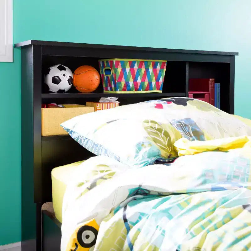 Kid's Twin Bookcase Headboard