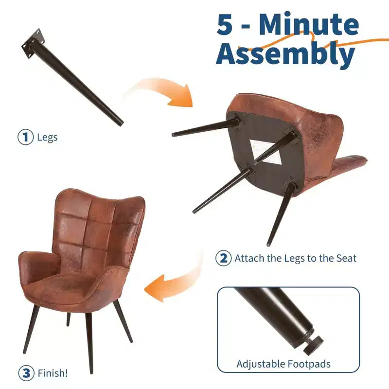 Modern Upholstered Dining Chairs, Dining Room Kitchen Island Bar Chairs With Backrest, Suitable for Kitchen, Dining Room, Living Room, Cafe Dining