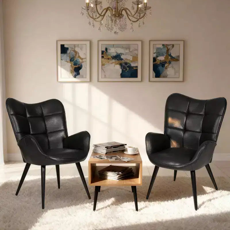 Modern Upholstered Dining Chairs, Dining Room Kitchen Island Bar Chairs With Backrest, Suitable for Kitchen, Dining Room, Living Room, Cafe Dining