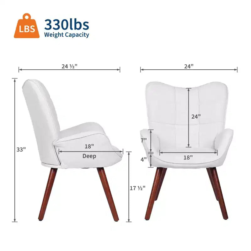 Modern Upholstered Dining Chairs, Dining Room Kitchen Island Bar Chairs With Backrest, Suitable for Kitchen, Dining Room, Living Room, Cafe Dining