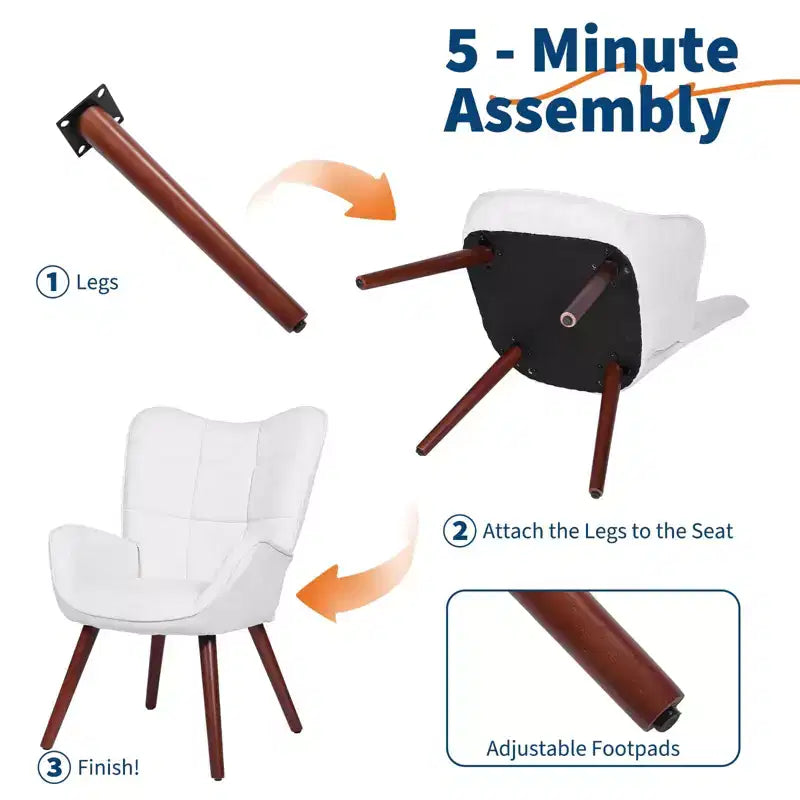 Modern Upholstered Dining Chairs, Dining Room Kitchen Island Bar Chairs With Backrest, Suitable for Kitchen, Dining Room, Living Room, Cafe Dining