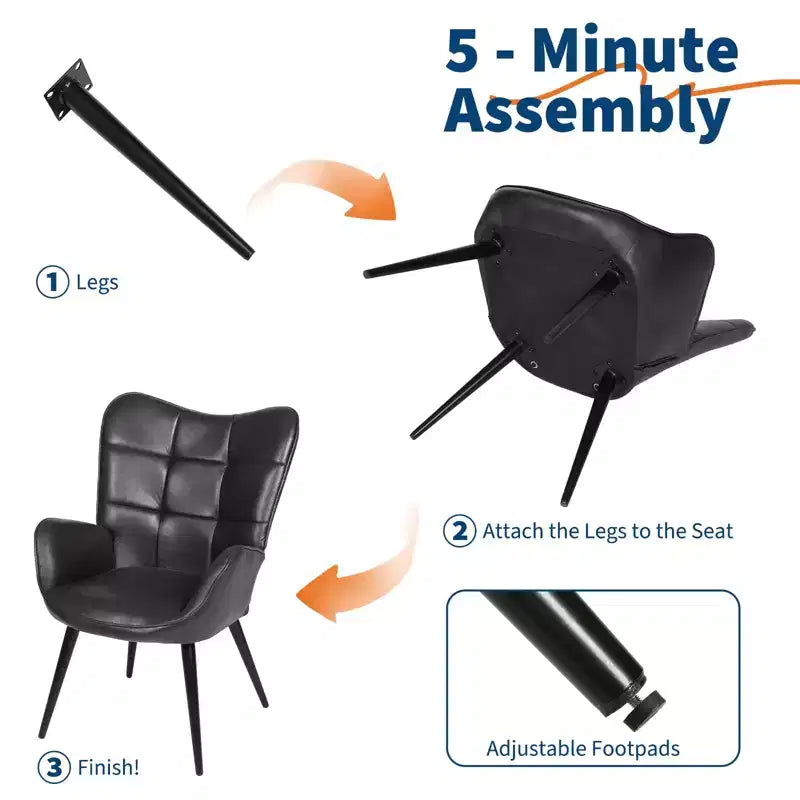 Modern Upholstered Dining Chairs, Dining Room Kitchen Island Bar Chairs With Backrest, Suitable for Kitchen, Dining Room, Living Room, Cafe Dining