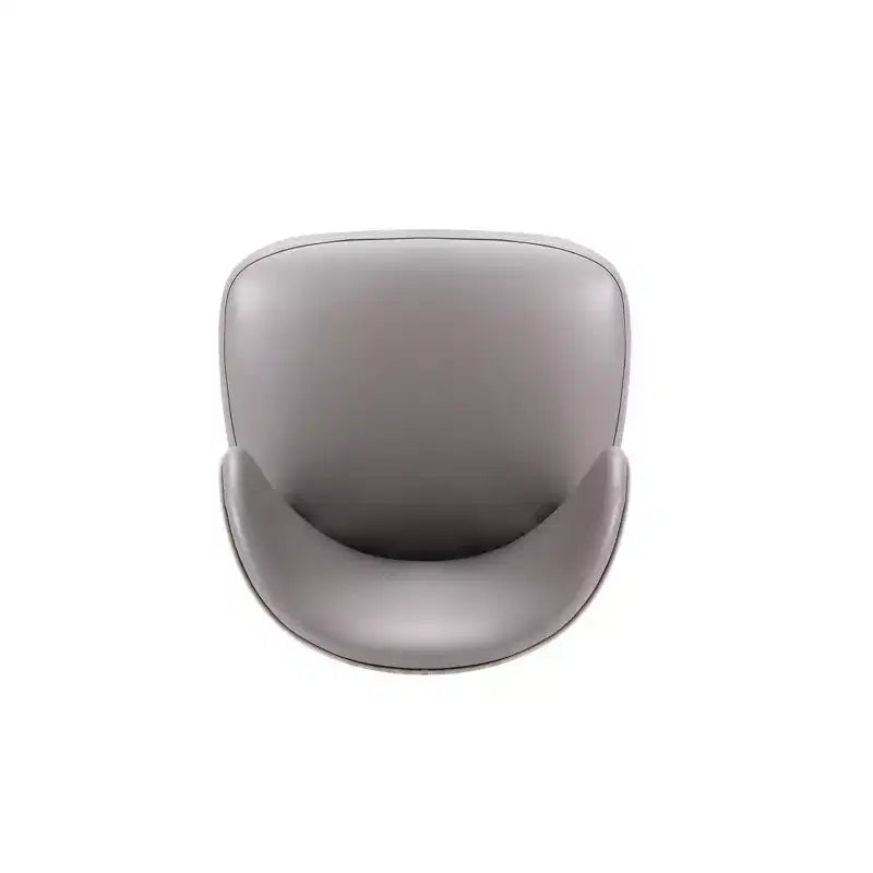 Modern Velvet and Leatherette Upholstered Dining Chair Dark Taupe
