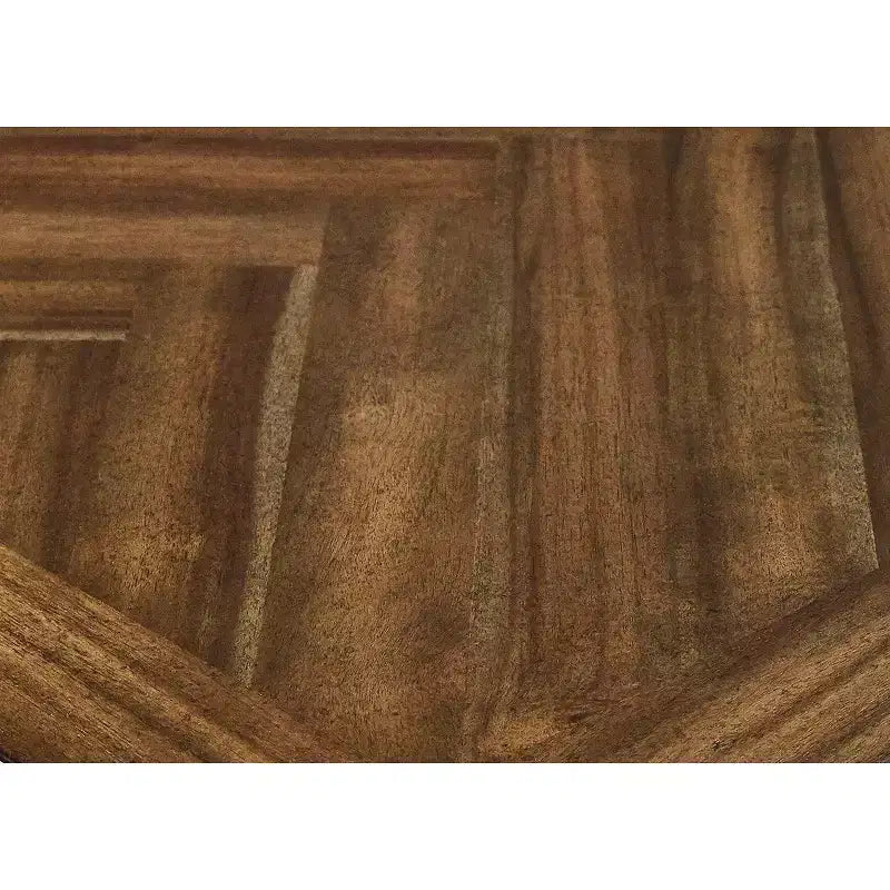 74-Inch Traditional Style Brown Wooden Bookcase with Doors