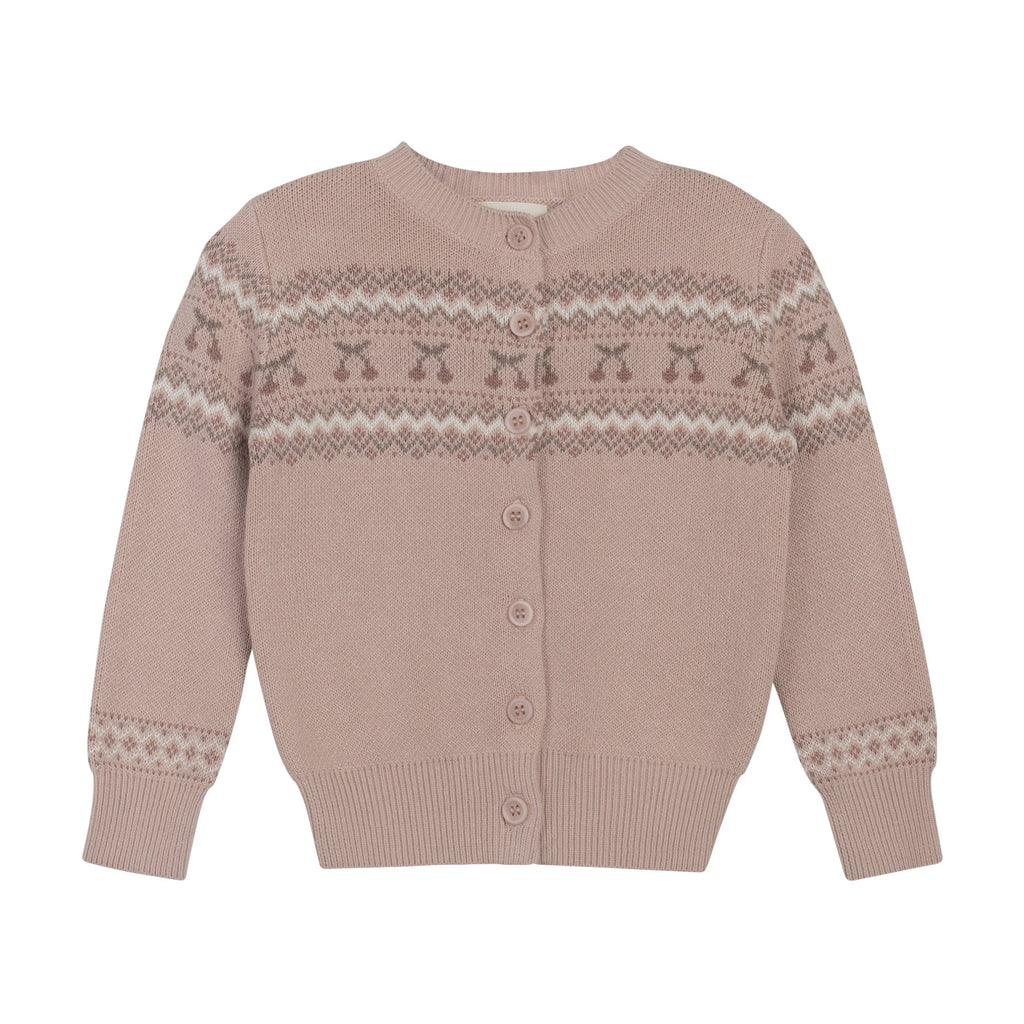 Girls Cardigan – Mauve