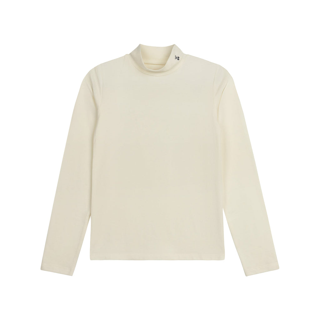 Girls/Boys Mockneck – Grey / Blue