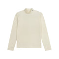 Girls/Boys Mockneck – Grey / Blue