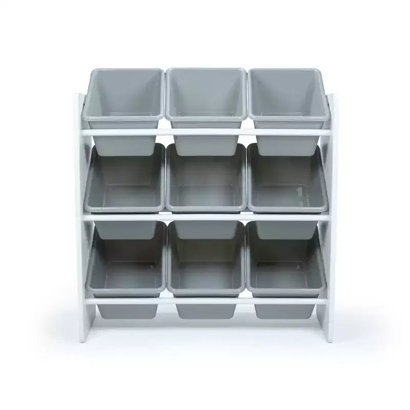 Kids' Toy Storage Organizer with 9 Storage Bins