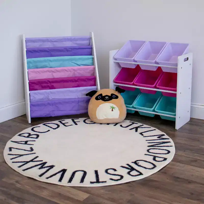 Kids' Toy Storage Organizer with 9 Storage Bins