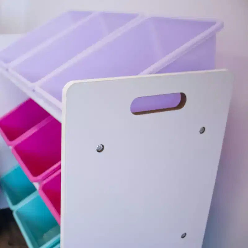 Kids' Toy Storage Organizer with 9 Storage Bins