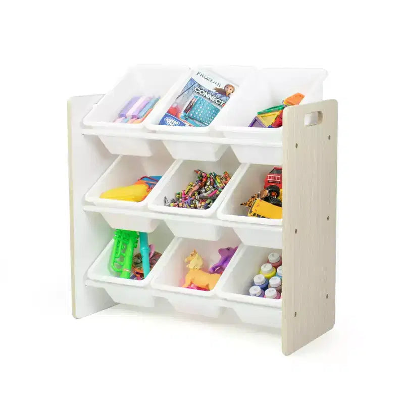Kids' Toy Storage Organizer with 9 Storage Bins