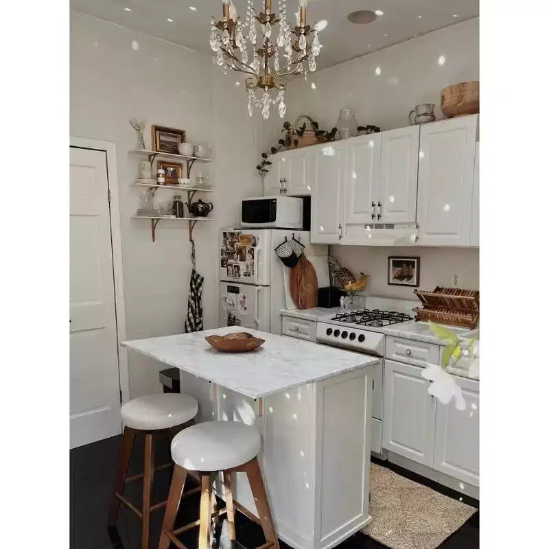 Wood Swivel Cushion Counter Height Barstool