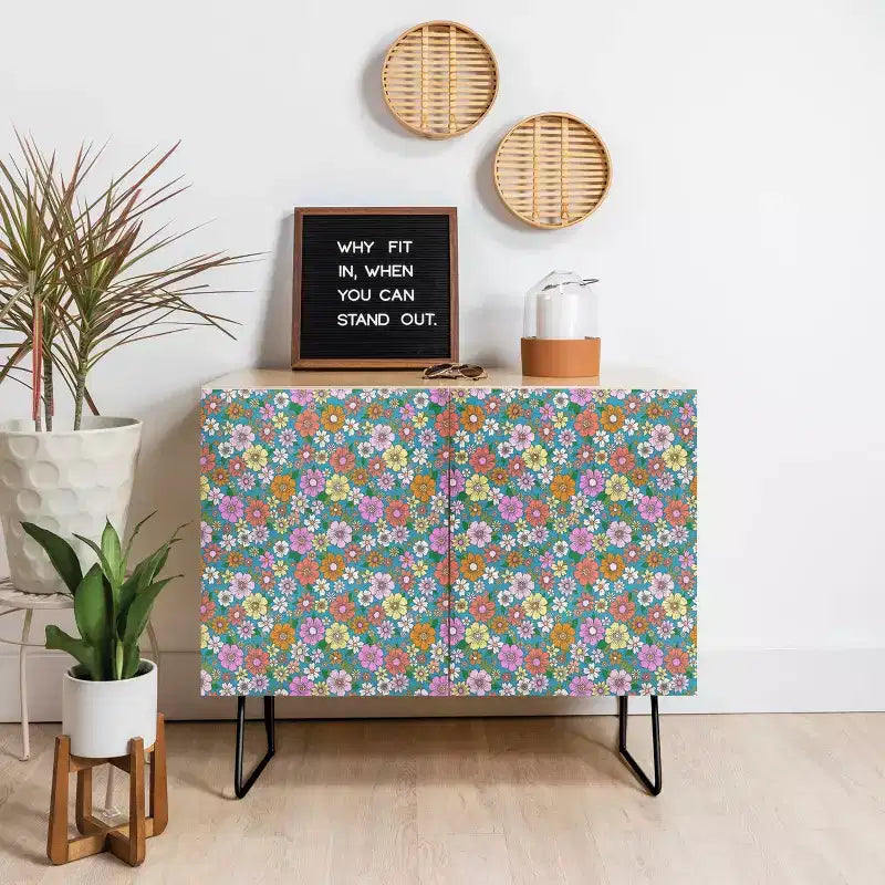 Floral Credenza