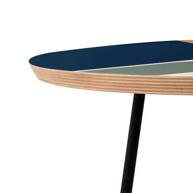 Cool Color Palette Pattern Side Round Table