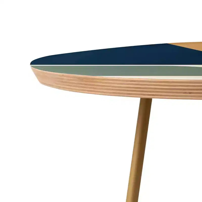 Cool Color Palette Pattern Side Round Table