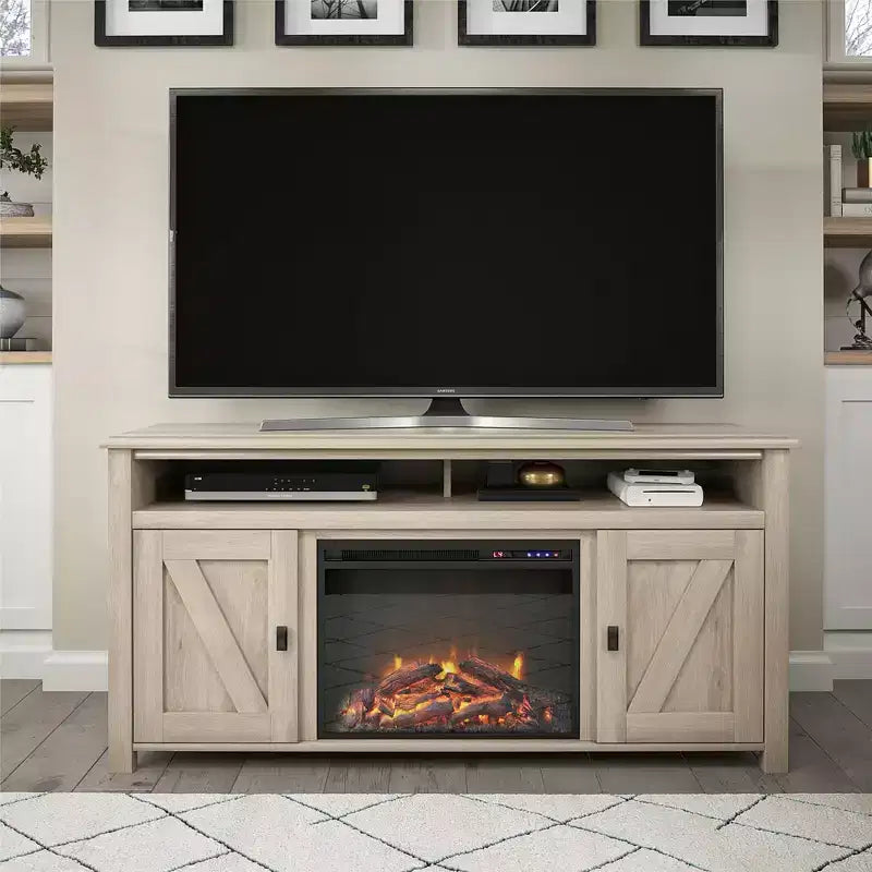 Electric Fireplace TV Console for TVs up to 60