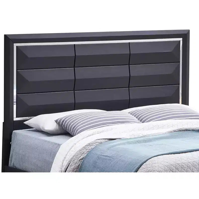Liverpool Wood Frame Panel Bed with 2 Drawers