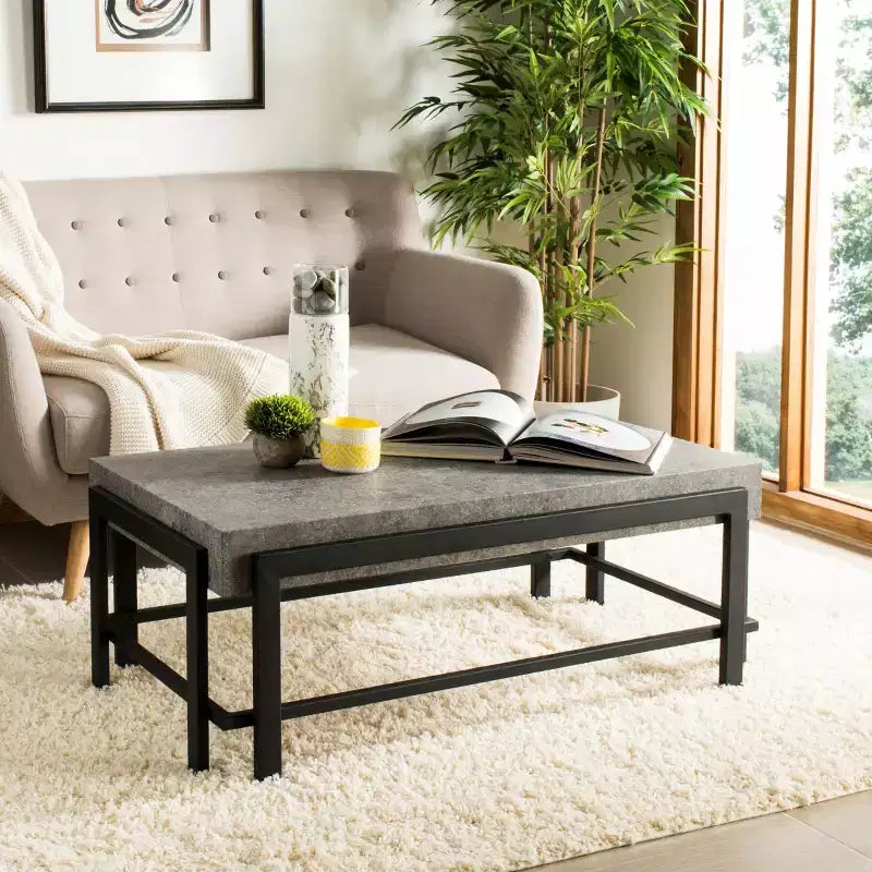 Oliver Coffee Table - - Dark Grey/Black