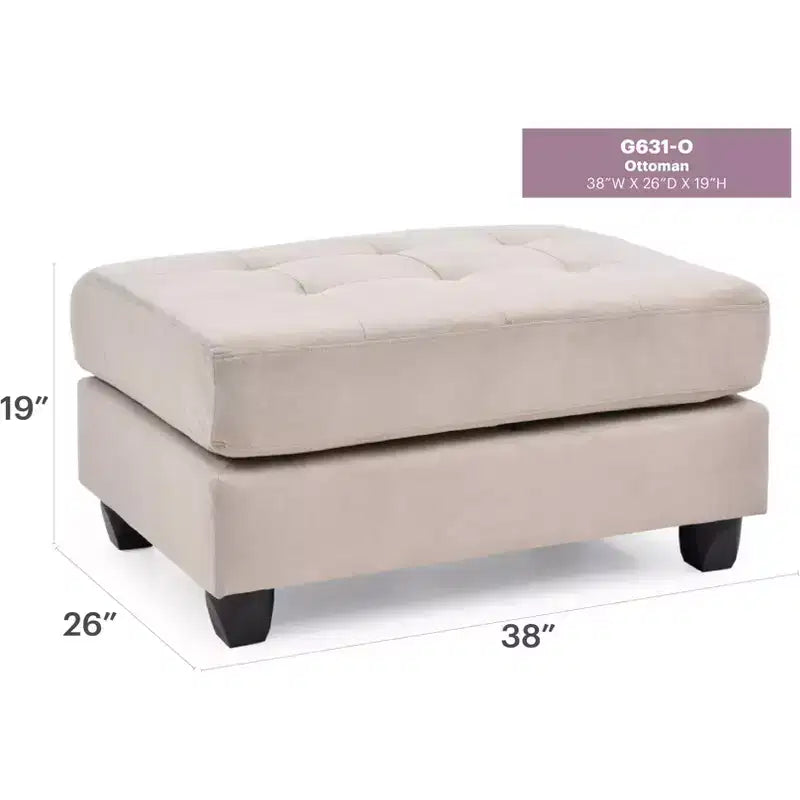 Malone Tufted Ottoman